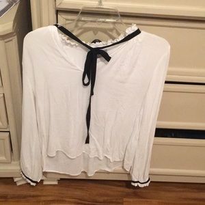 H&M necktie blouse size 40/M/L